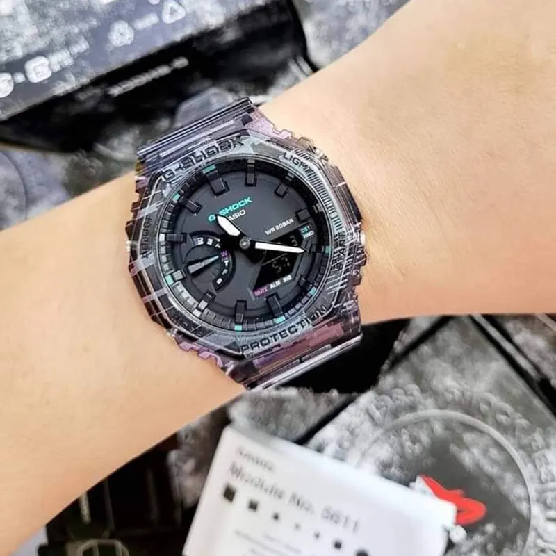 Casio G-Shock GA-2100NN-1A Digital Glitch Blazing Men's Watch